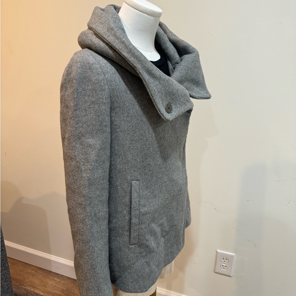 Zara Basic Black And Gray Outerwear - image 5